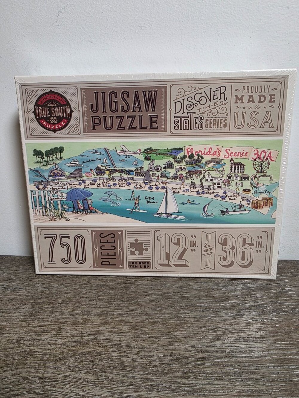Florida's Scenic 30A - 750 Piece Jigsaw Puzzle by True South Puzzle Company NEW